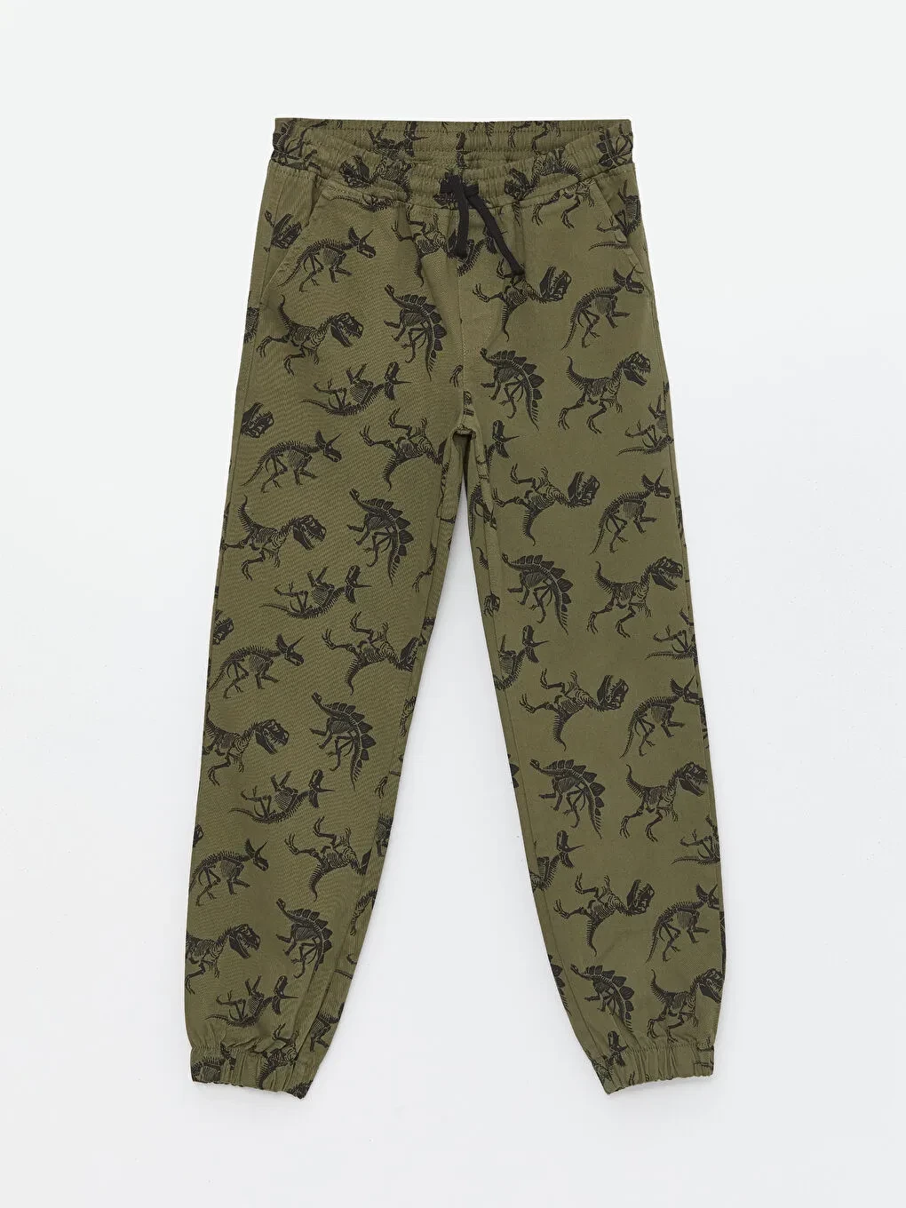 LCW Kids Elasticated Waist Printed Boys' Jogger Trousers