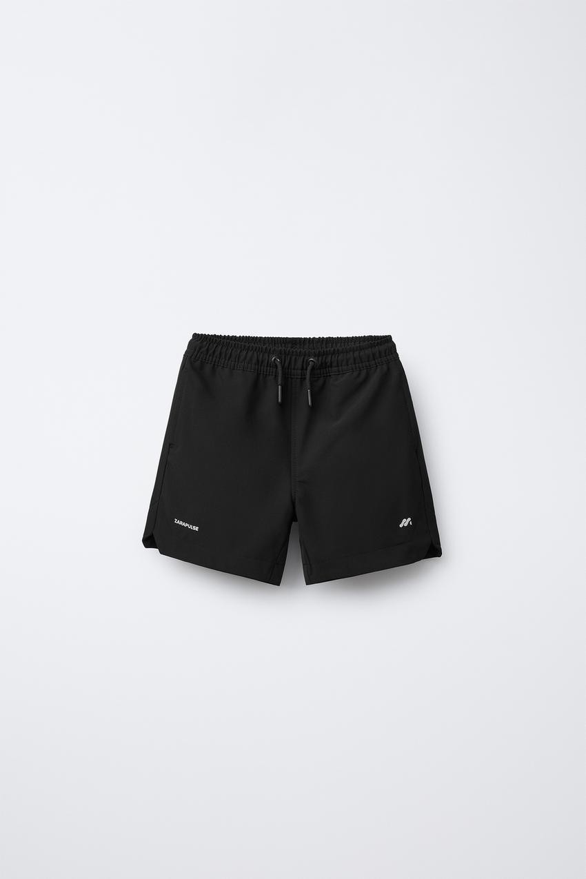 LOGO TECHNICAL BERMUDA SHORTS