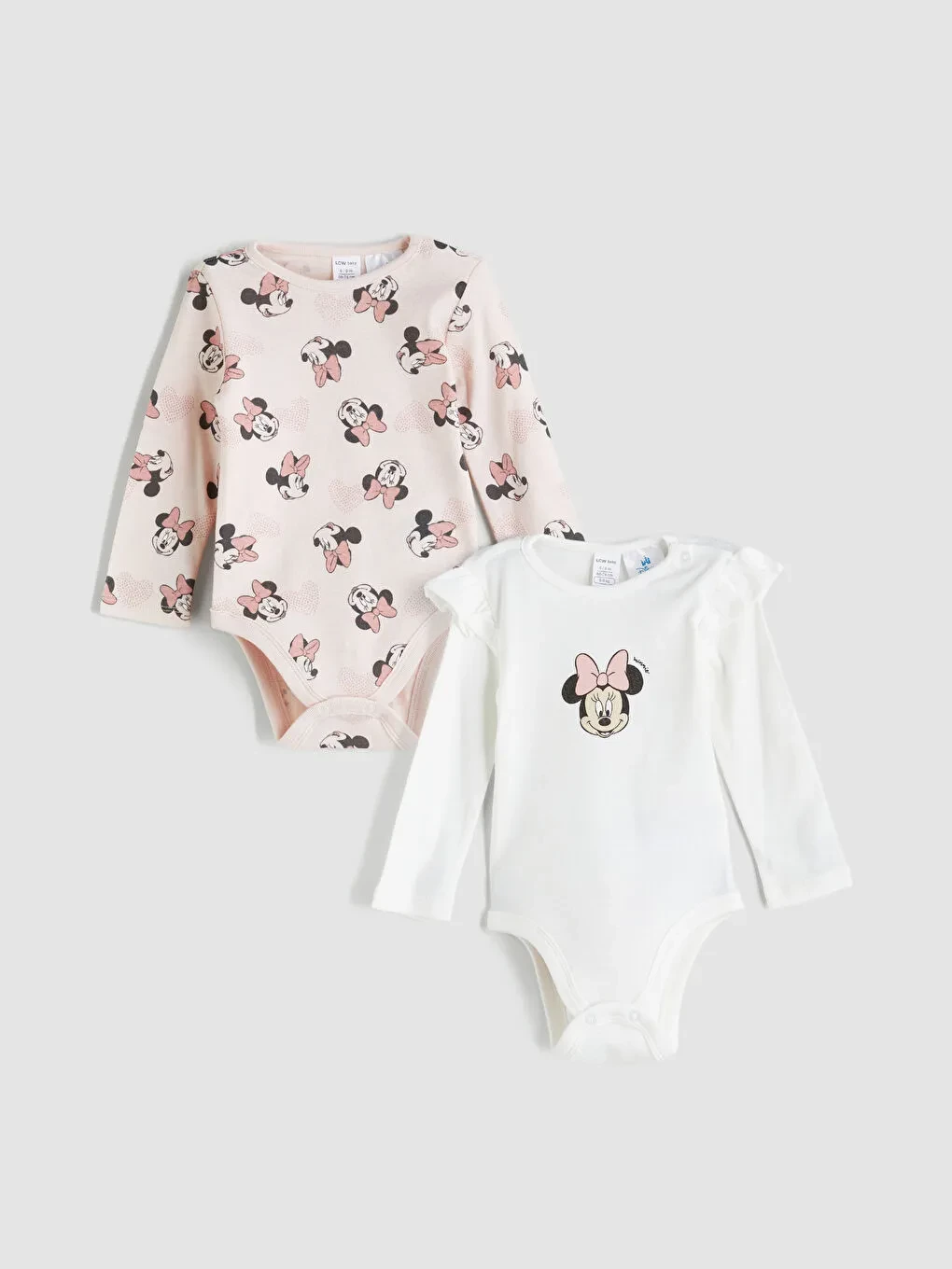 LCW baby Baby Girl Ecru Bodysuit